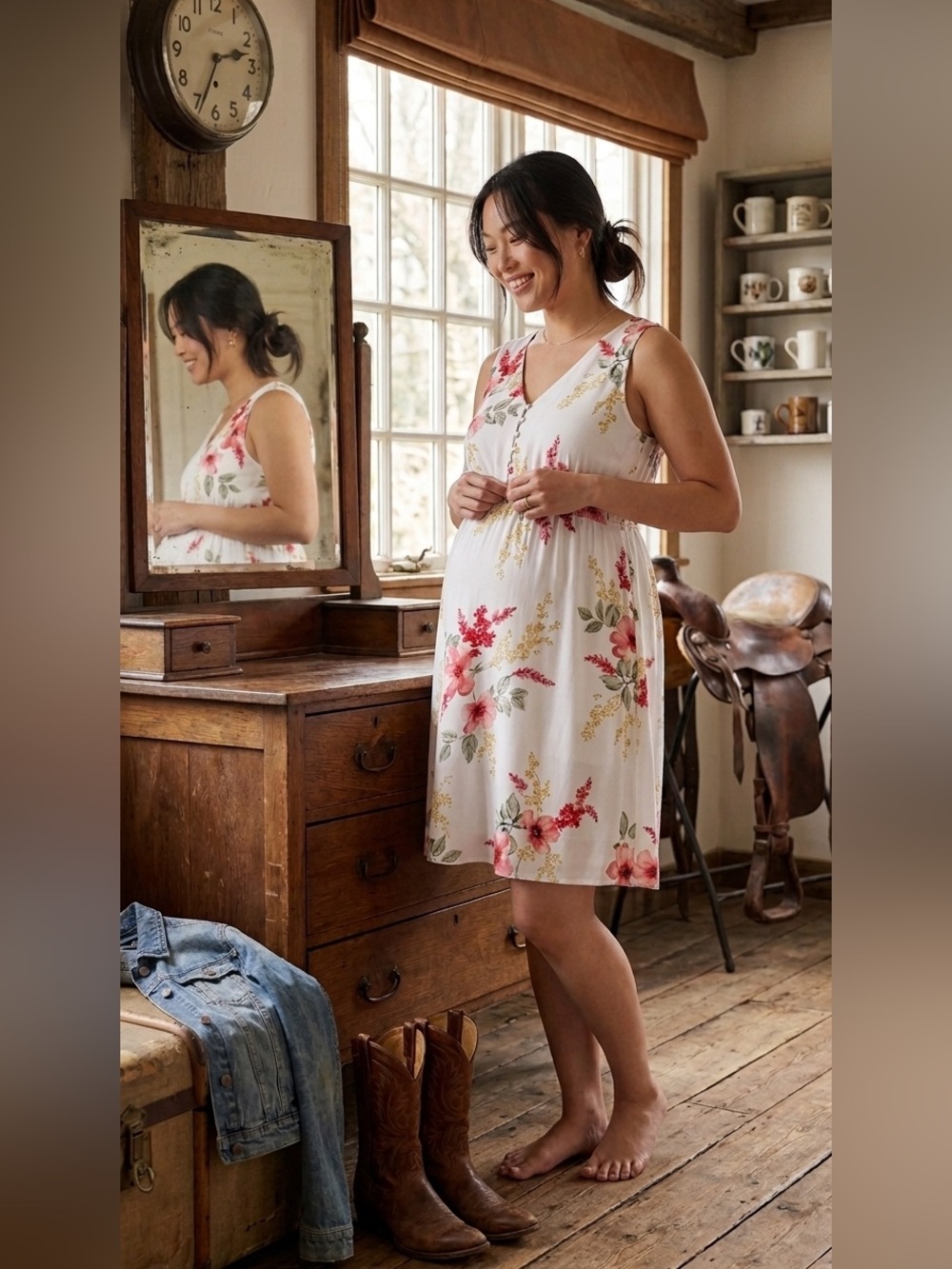 Thyme maternity dress